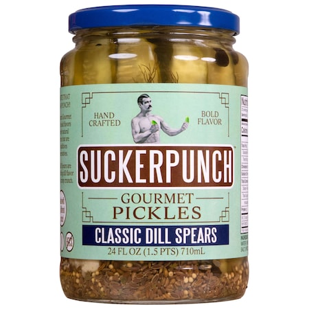 Sucker Punch Classic Dill Pickle Spears 24 oz., PK6 SPPSD-6365